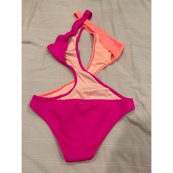 VICTORIA'S SECRET Archives Crossover Scuba Monokini One-Piece Swimsuit Size L - Picture 4 of 8